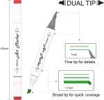Shuttle Art 280 Colors Dual Tip Alcohol Based Art Markers, 279 Colors Permanent Marker Plus Colorless Blender, Micro-tip Pens, White Highlighter Pens, Marker Bag with Holders for Kids Adult Coloring - Image 3